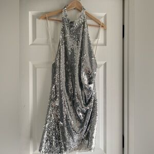 Ronny Kobo Sequin Mini Dress